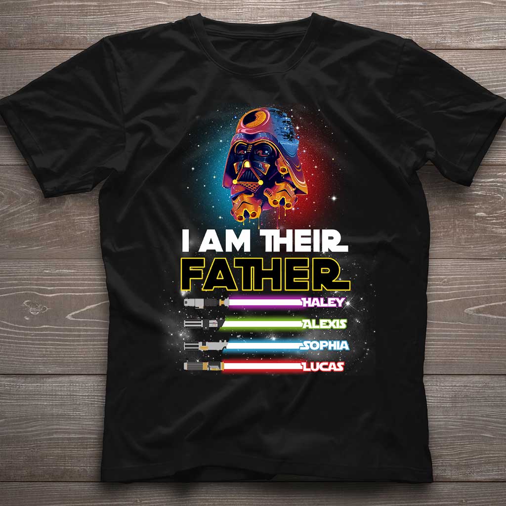 Personalized I Am Their Father T-shirt & Hoodie Gift for Dad T-shirt & Hoodie GradoCreations