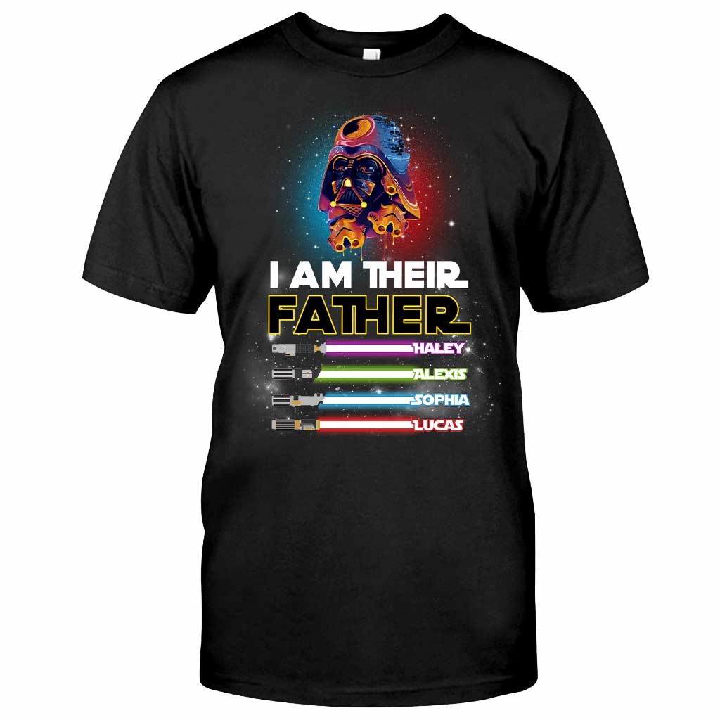 Personalized I Am Their Father T-shirt & Hoodie Gift for Dad T-shirt & Hoodie GradoCreations