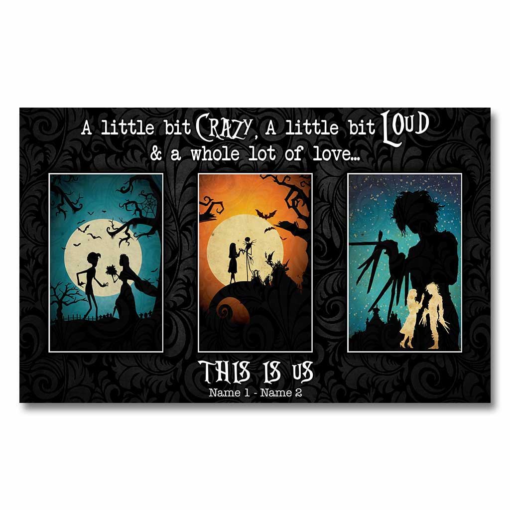 Personalized This Is Us Nightmare Poster Custom Name Gift for Couple Canvas and Poster GradoCreations