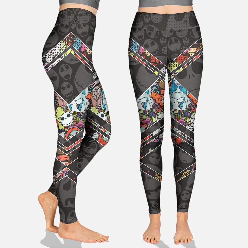 Personalized Nightmare Hollow Tank Top and Leggings for Women | Custom Name Activewear Hollow Tank & Leggings GradoCreations