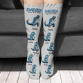 Personalized Dad Socks Dadzilla Design Gift for Father Socks GradoCreations