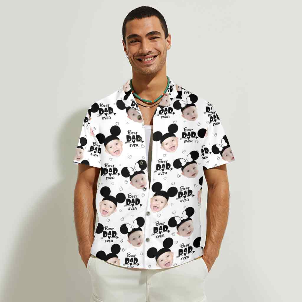 Personalized Hawaiian Shirt for Dad with Mickey Mouse Design Hawaiian Shirt GradoCreations