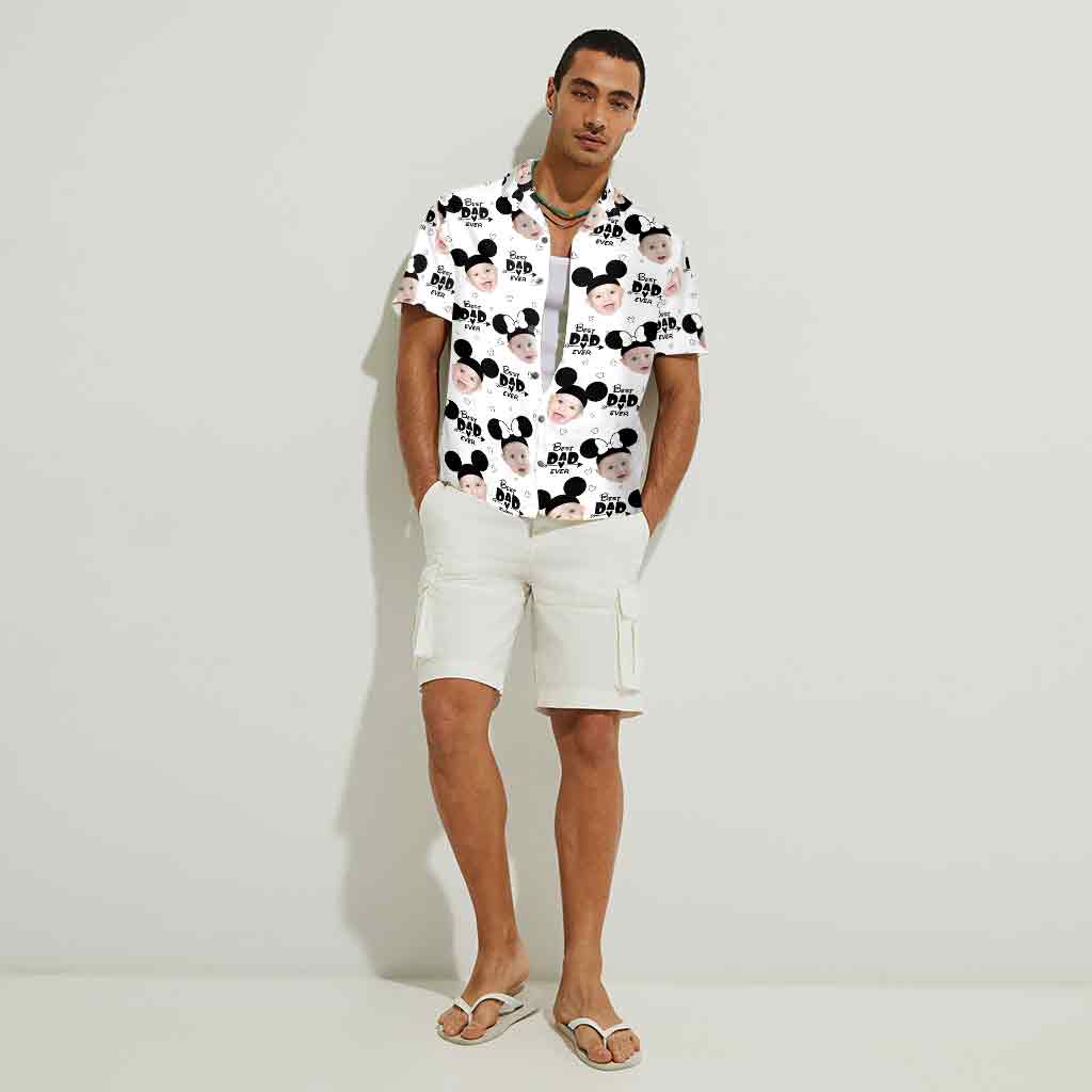 Personalized Hawaiian Shirt for Dad with Mickey Mouse Design Hawaiian Shirt GradoCreations