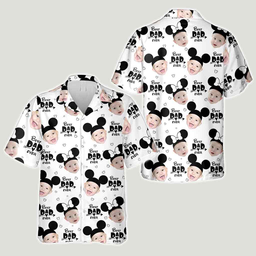 Personalized Hawaiian Shirt for Dad with Mickey Mouse Design Hawaiian Shirt GradoCreations
