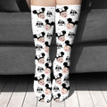 Personalized Best Dad Ever Mouse Socks Custom Photo Gift Socks GradoCreations