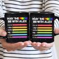 Personalized LGBT Support Mug Custom Name Gift for Friends Mug GradoCreations