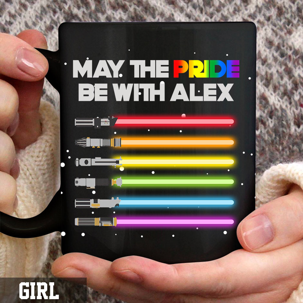 Personalized LGBT Support Mug Custom Name Gift for Friends Mug GradoCreations