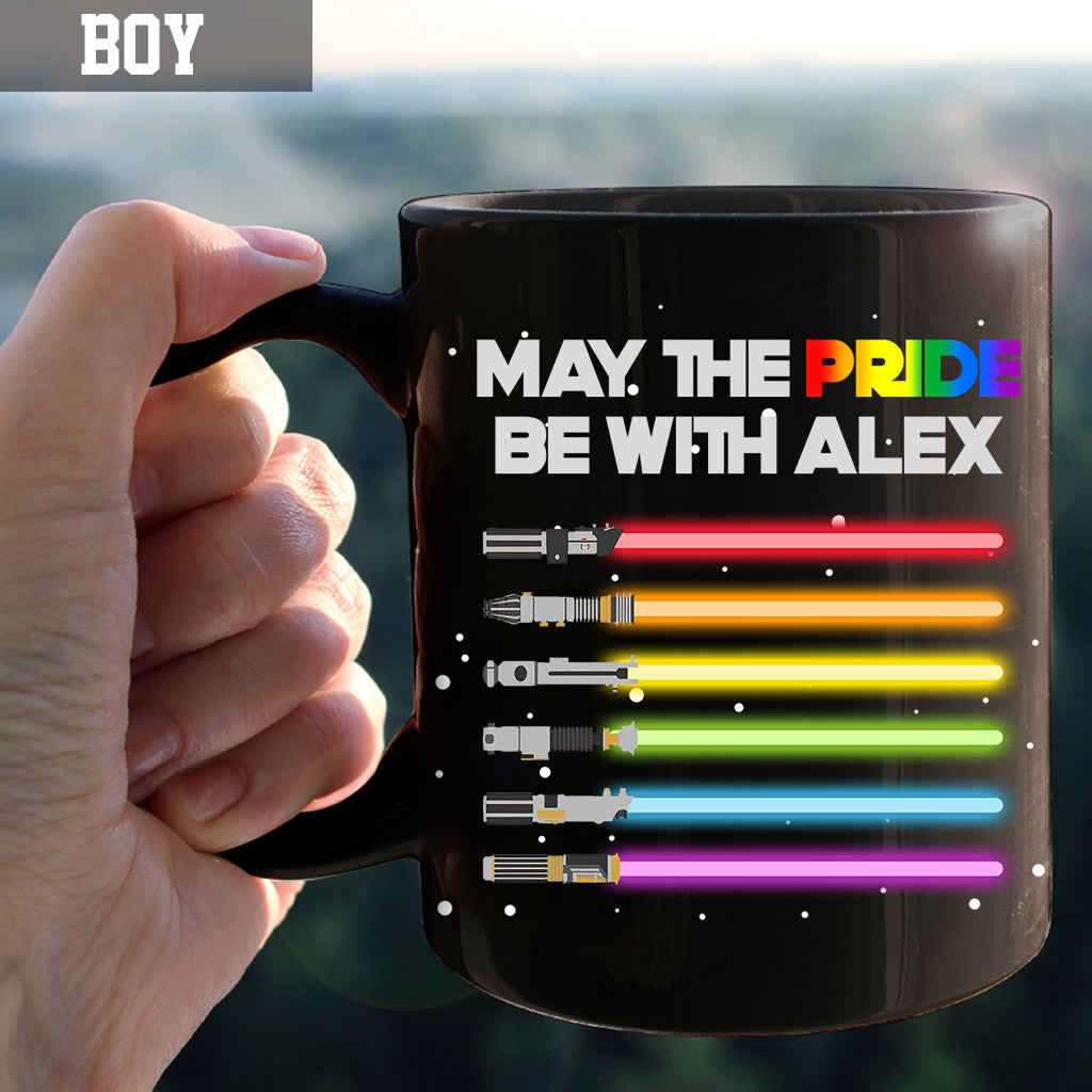 Personalized LGBT Support Mug Custom Name Gift for Friends Mug GradoCreations