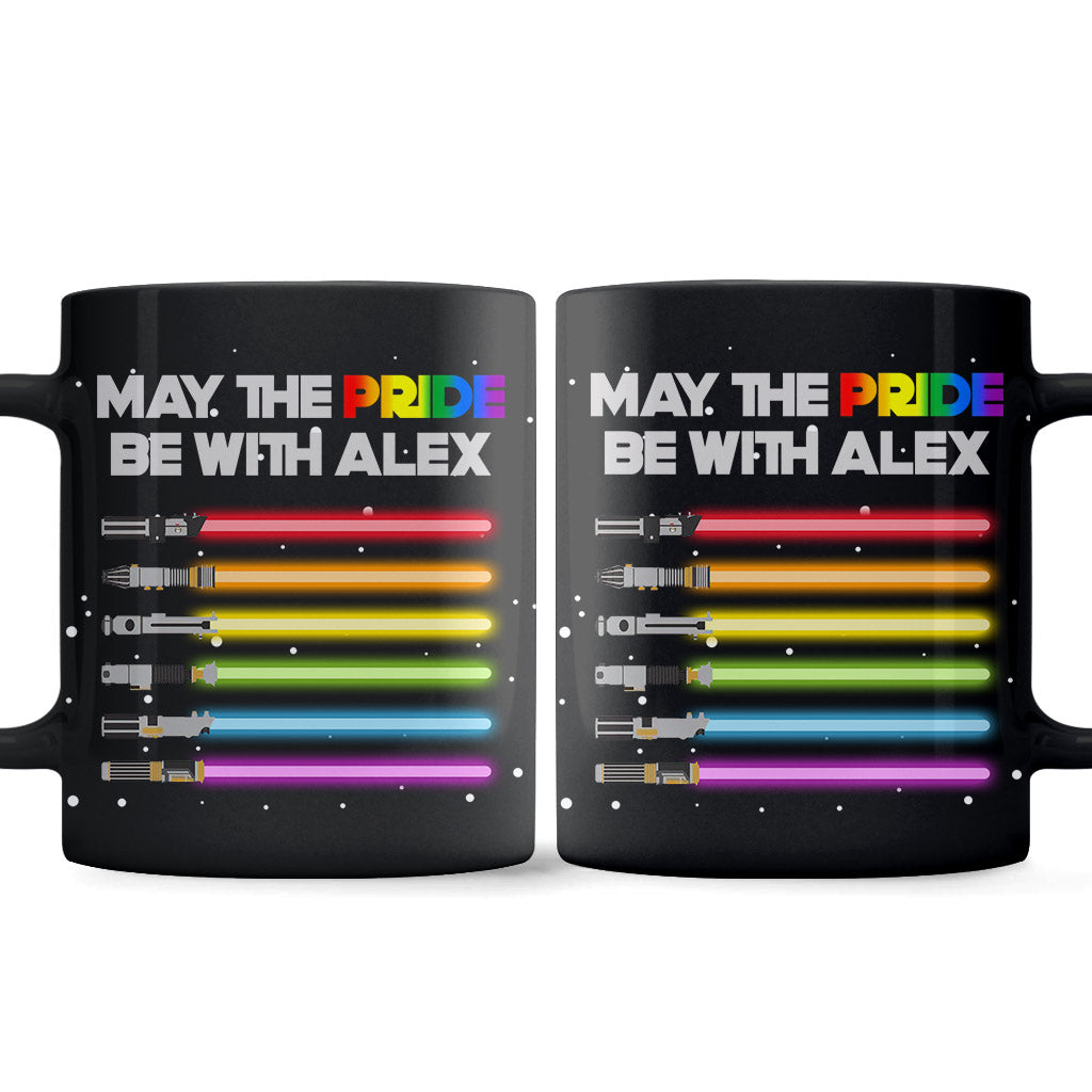 Personalized LGBT Support Mug Custom Name Gift for Friends Mug GradoCreations