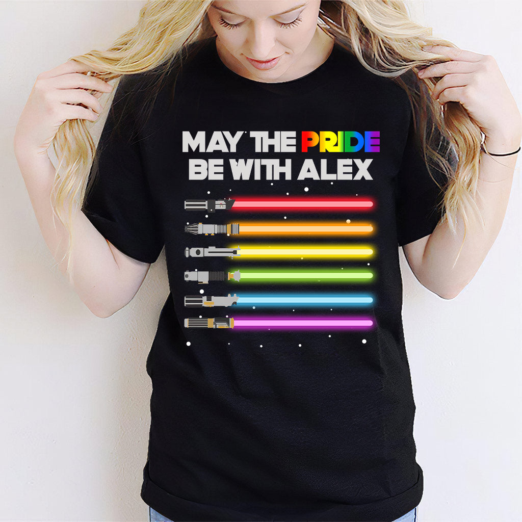 Personalized LGBT Pride T-shirt & Hoodie with Custom Name T-shirt & Hoodie GradoCreations