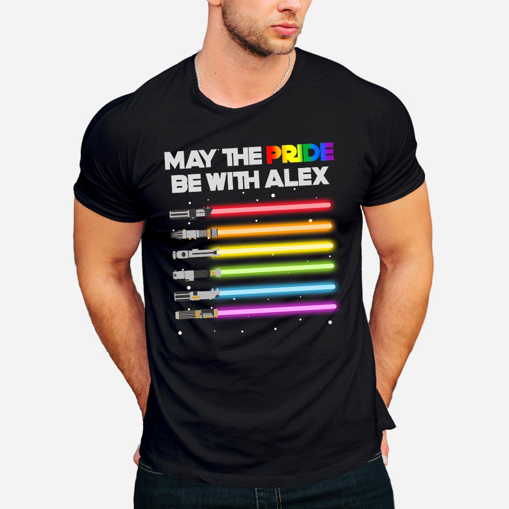 Personalized LGBT Pride T-shirt & Hoodie with Custom Name T-shirt & Hoodie GradoCreations