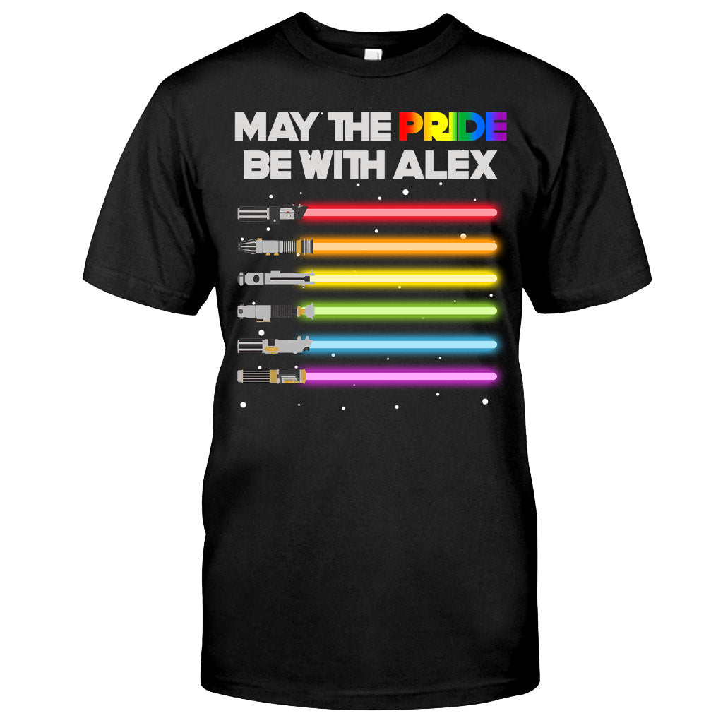 Personalized LGBT Pride T-shirt & Hoodie with Custom Name T-shirt & Hoodie GradoCreations