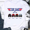 Personalized Top Dad T-shirt & Hoodie Custom Names Gift for Father's Day T-shirt & Hoodie GradoCreations
