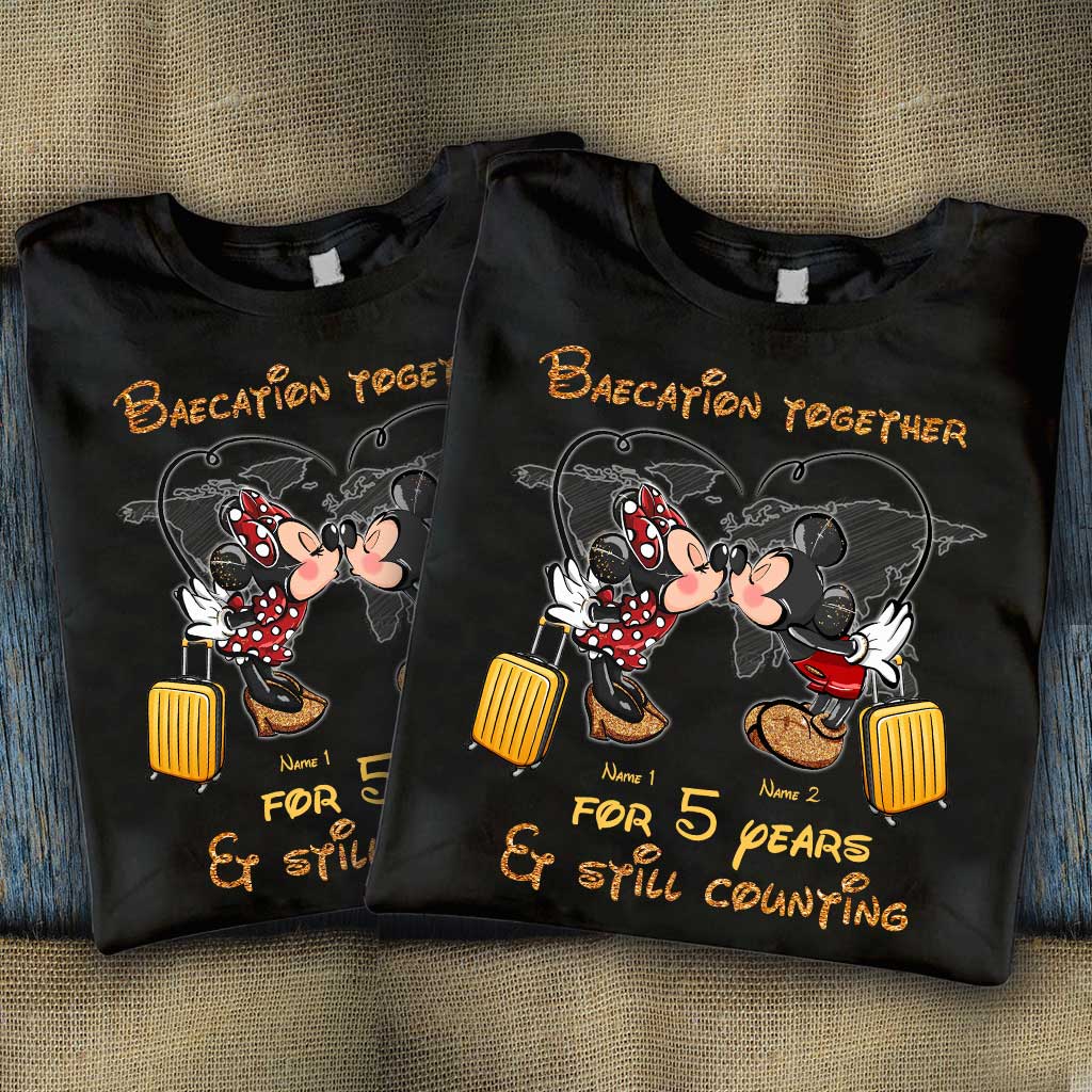 Personalized Couple Travel T-shirt & Hoodie Custom Name Gift T-shirt & Hoodie GradoCreations