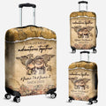 Personalized Couple Luggage Cover Custom Names Travel Gift Luggage Cover GradoCreations