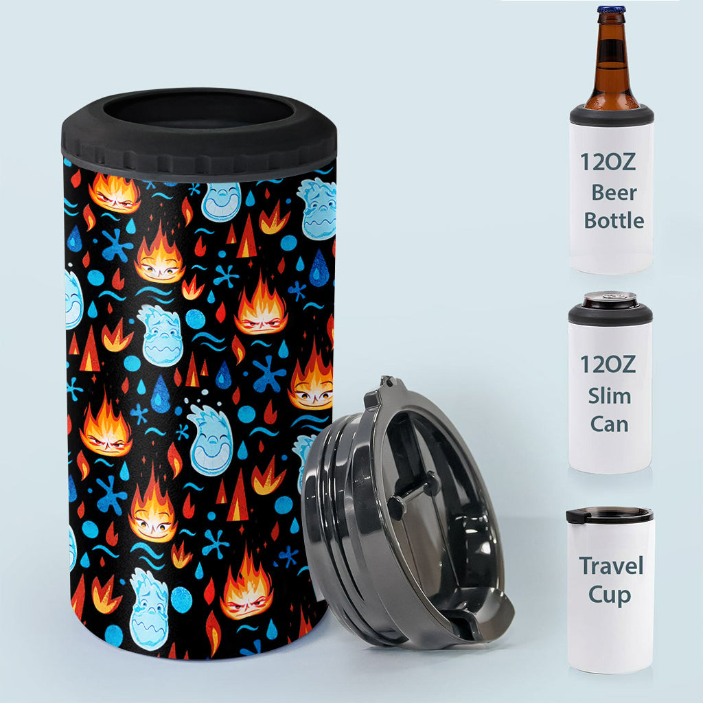 Personalized Can Cooler with Custom Name for Cold Drinks Can Cooler GradoCreations