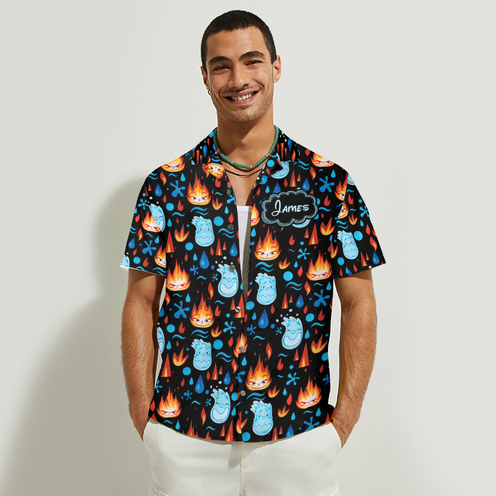 Personalized Hawaiian Shirt Custom Name for Men Unique Gift Hawaiian Shirt GradoCreations