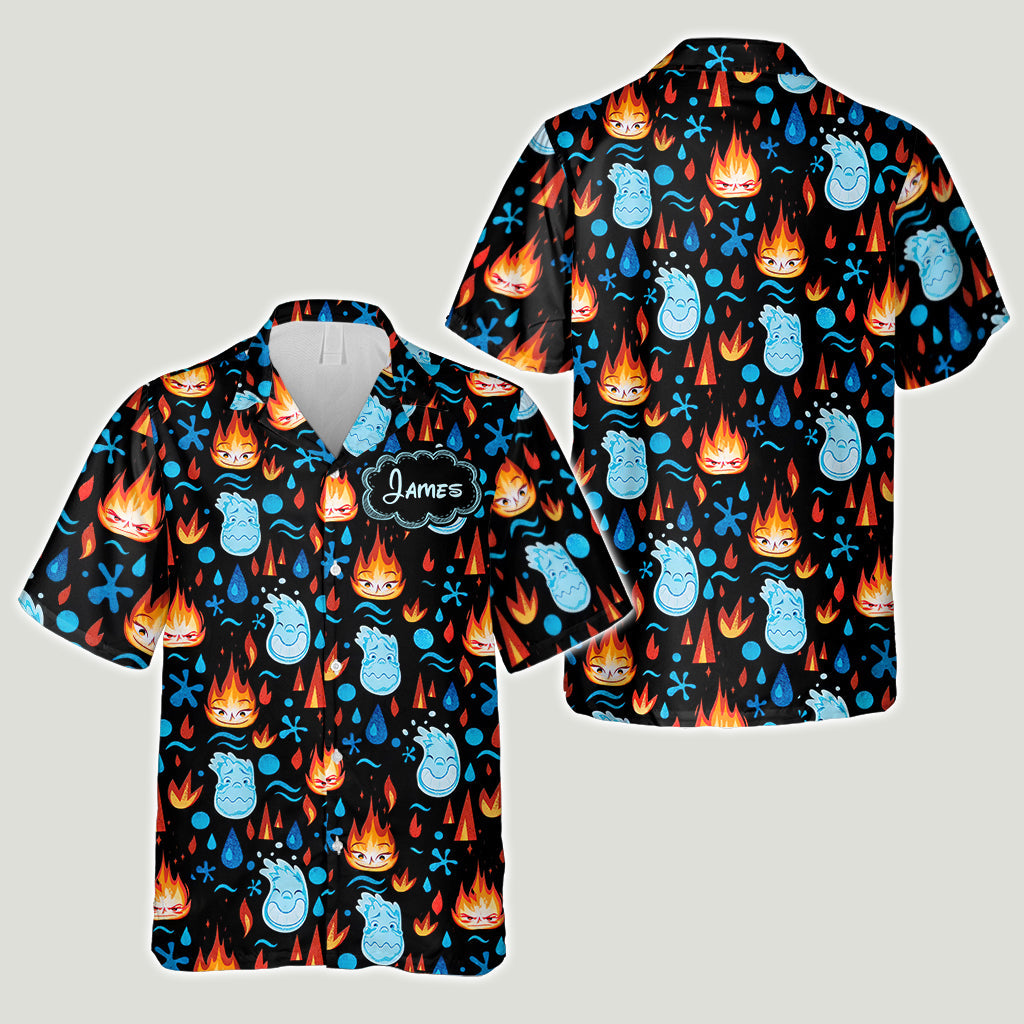 Personalized Hawaiian Shirt Custom Name for Men Unique Gift Hawaiian Shirt GradoCreations