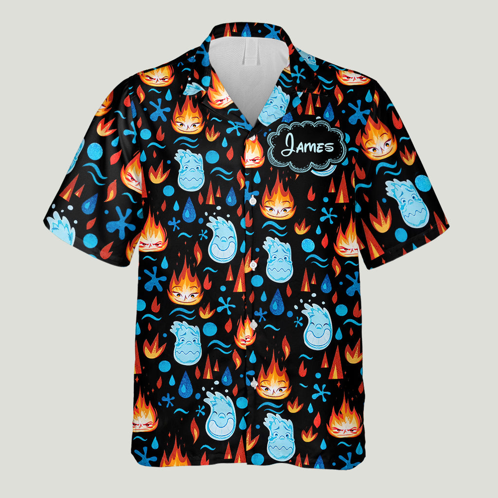 Personalized Hawaiian Shirt Custom Name for Men Unique Gift Hawaiian Shirt GradoCreations