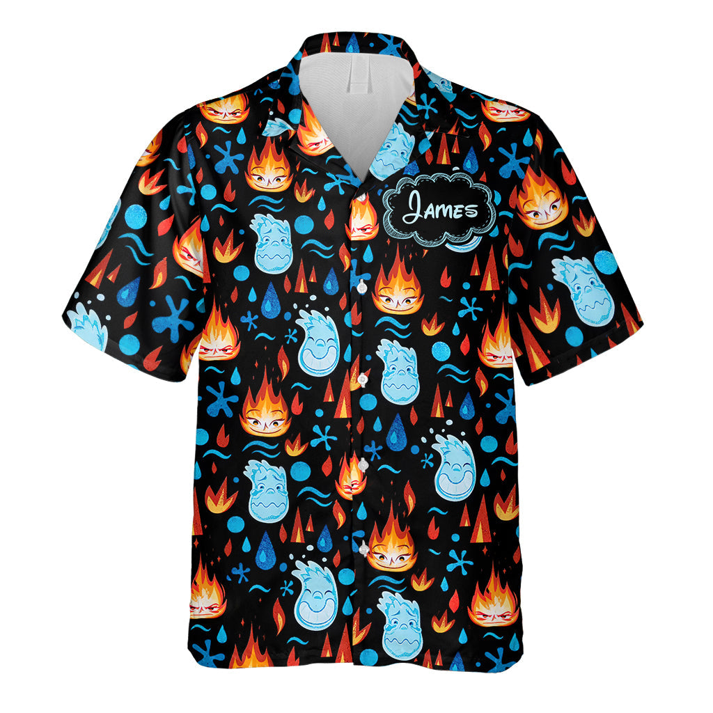 Personalized Hawaiian Shirt Custom Name for Men Unique Gift Hawaiian Shirt GradoCreations