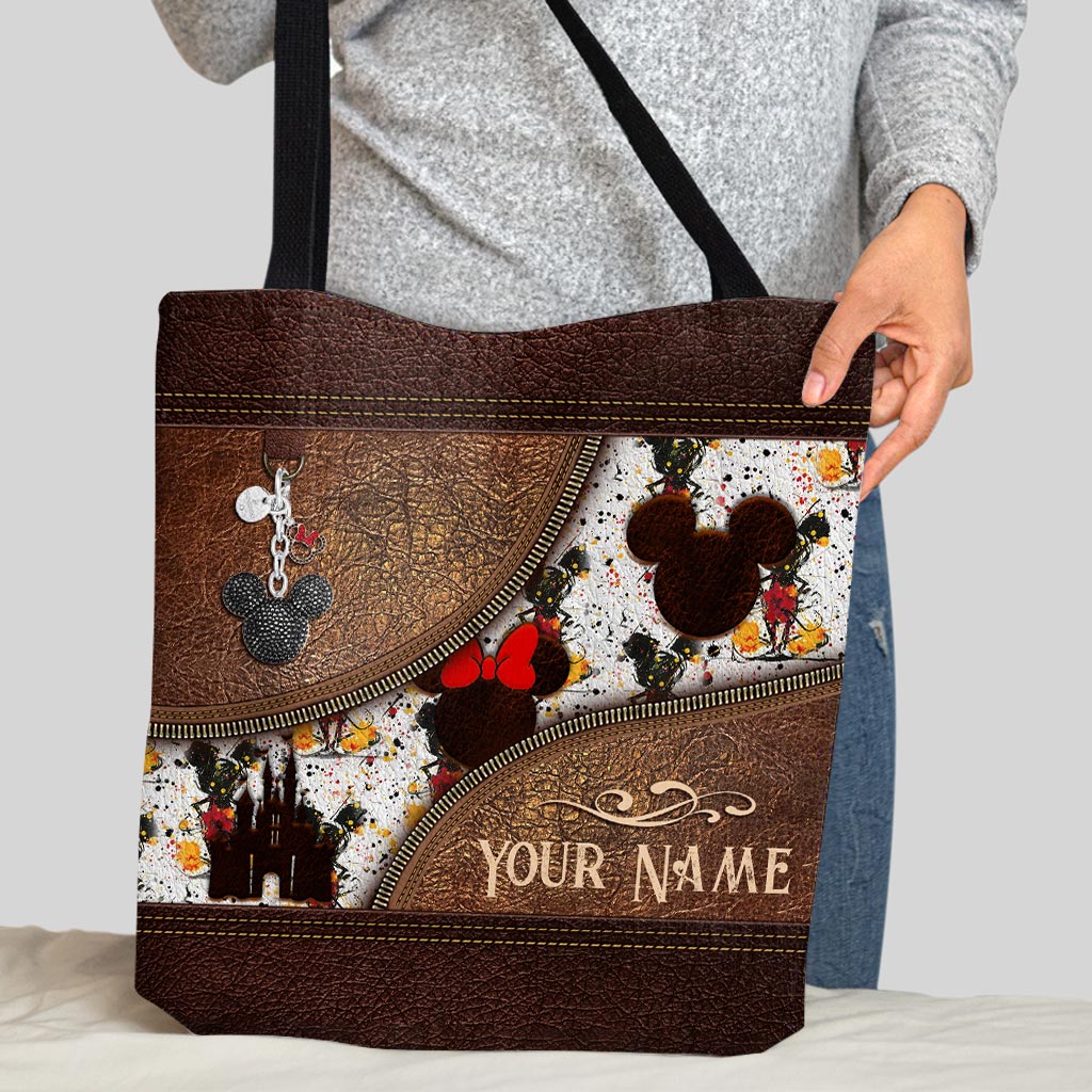 Personalized Mouse Design Tote Bag Custom Name Gift for All Occasions Tote Bag GradoCreations