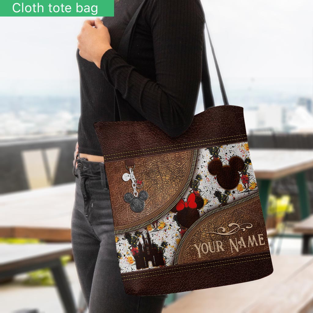 Personalized Mouse Design Tote Bag Custom Name Gift for All Occasions Tote Bag GradoCreations
