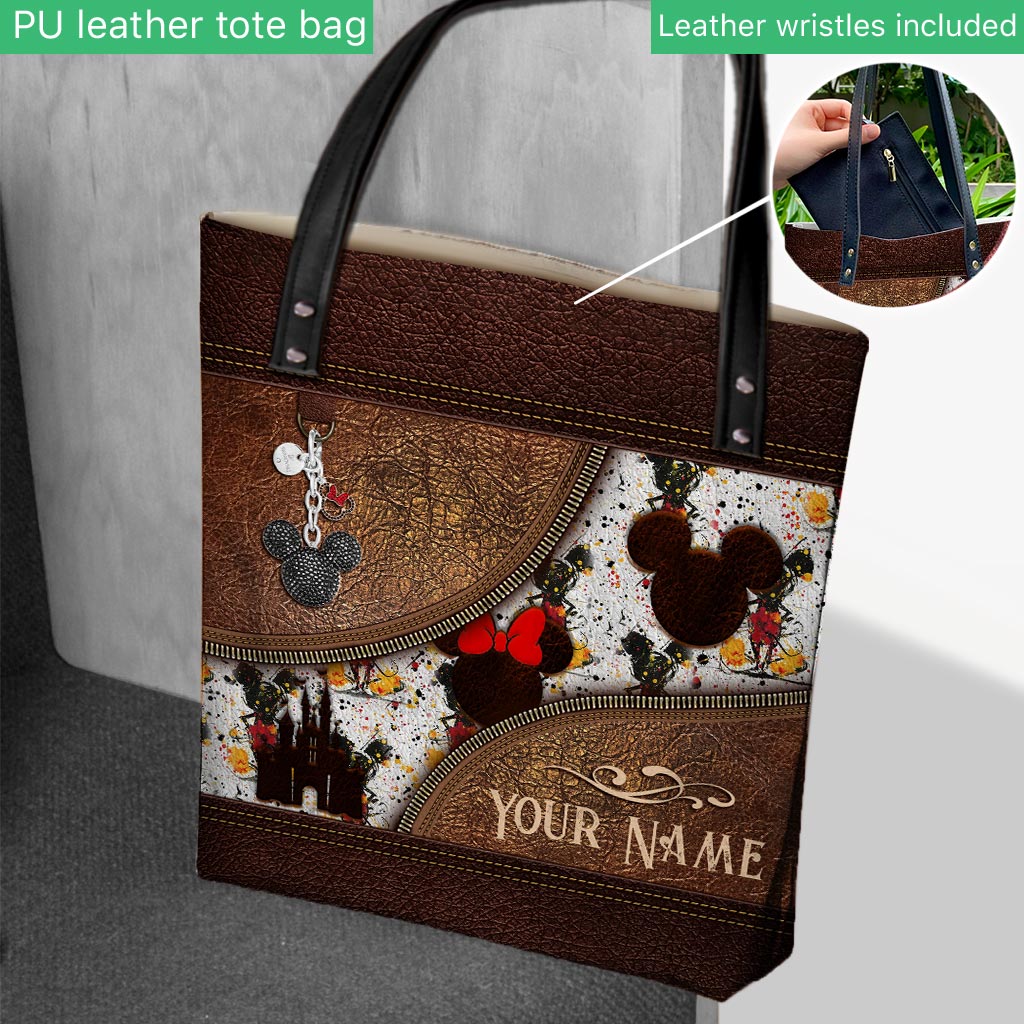 Personalized Mouse Design Tote Bag Custom Name Gift for All Occasions Tote Bag GradoCreations