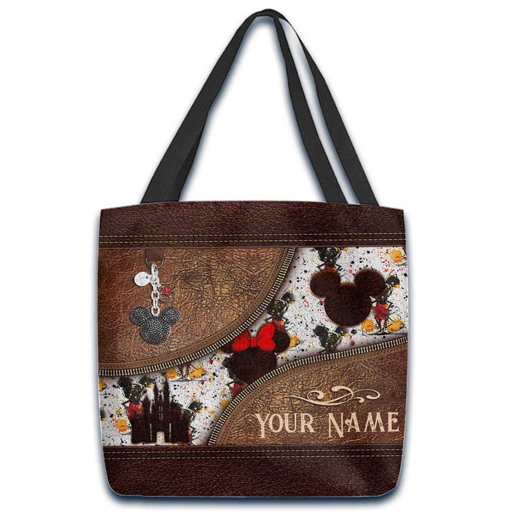 Personalized Mouse Design Tote Bag Custom Name Gift for All Occasions Tote Bag GradoCreations