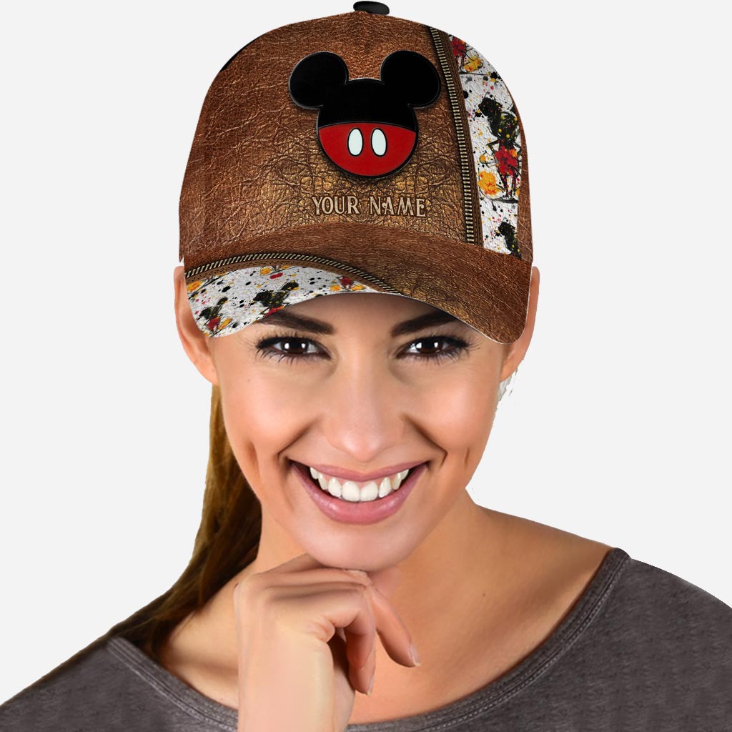Personalized Classic Cap with Mouse Design for Birthday Gift Classic Cap GradoCreations