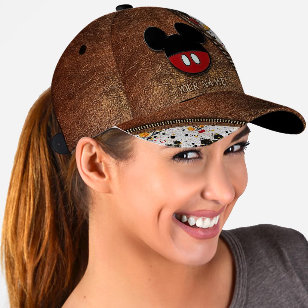 Personalized Classic Cap with Mouse Design for Birthday Gift Classic Cap GradoCreations