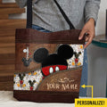 Personalized Mickey Mouse Tote Bag Custom Name Gift for Mom Tote Bag GradoCreations