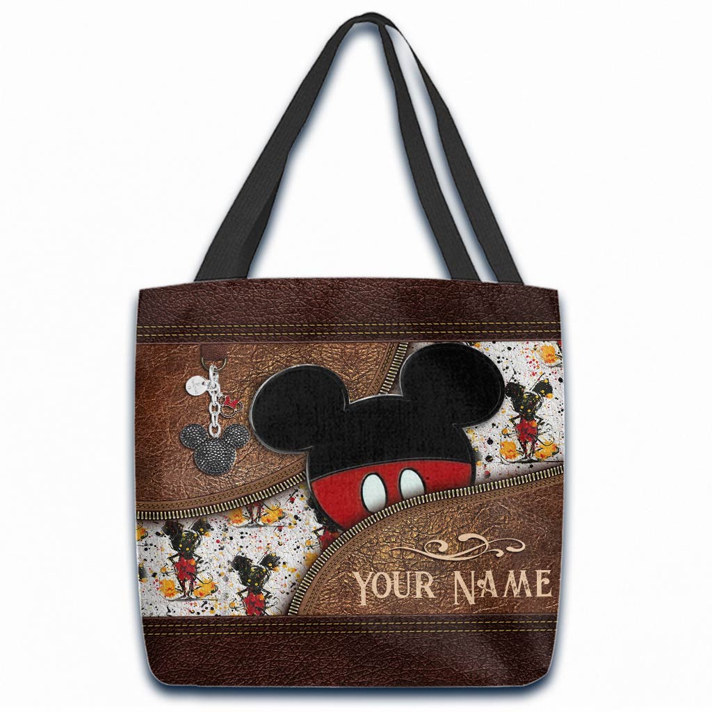 Personalized Mickey Mouse Tote Bag Custom Name Gift for Mom Tote Bag GradoCreations