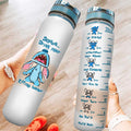 Personalized Ohana Water Tracker Bottle with Time Markers for Kids Water Tracker Bottle GradoCreations