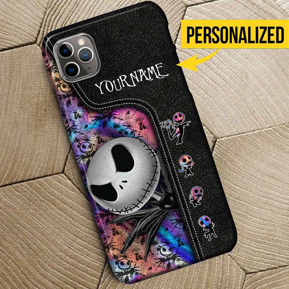 Personalized Nightmare Phone Case Custom Name Gift for Halloween Phone case GradoCreations