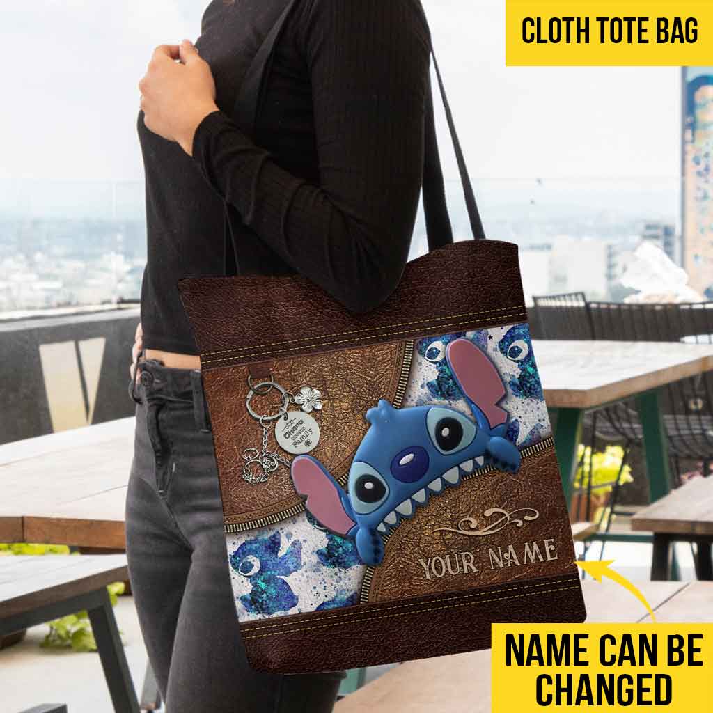 Personalized Ohana Tote Bag Custom Name Gift for Mom Tote Bag GradoCreations