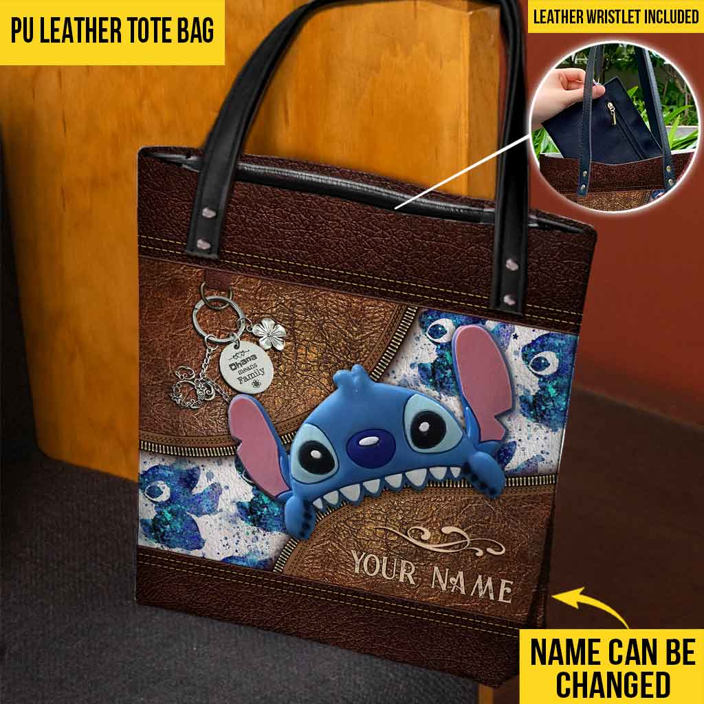 Personalized Ohana Tote Bag Custom Name Gift for Mom Tote Bag GradoCreations
