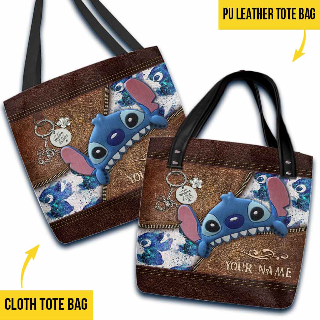 Personalized Ohana Tote Bag Custom Name Gift for Mom Tote Bag GradoCreations