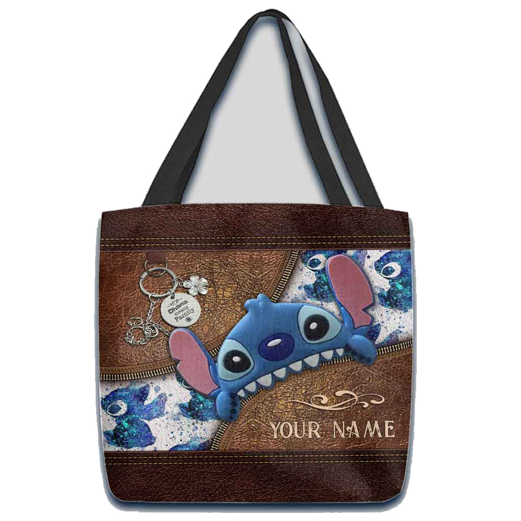 Personalized Ohana Tote Bag Custom Name Gift for Mom Tote Bag GradoCreations