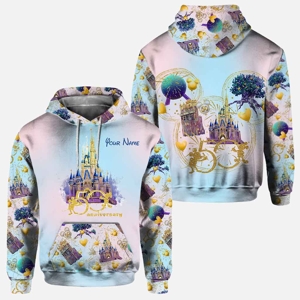 Personalized 50th Anniversary All Over Hoodie Custom Name Gift All Over Shirt GradoCreations