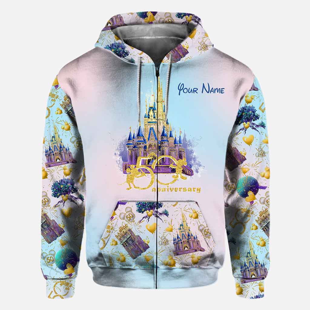 Personalized 50th Anniversary All Over Hoodie Custom Name Gift All Over Shirt GradoCreations
