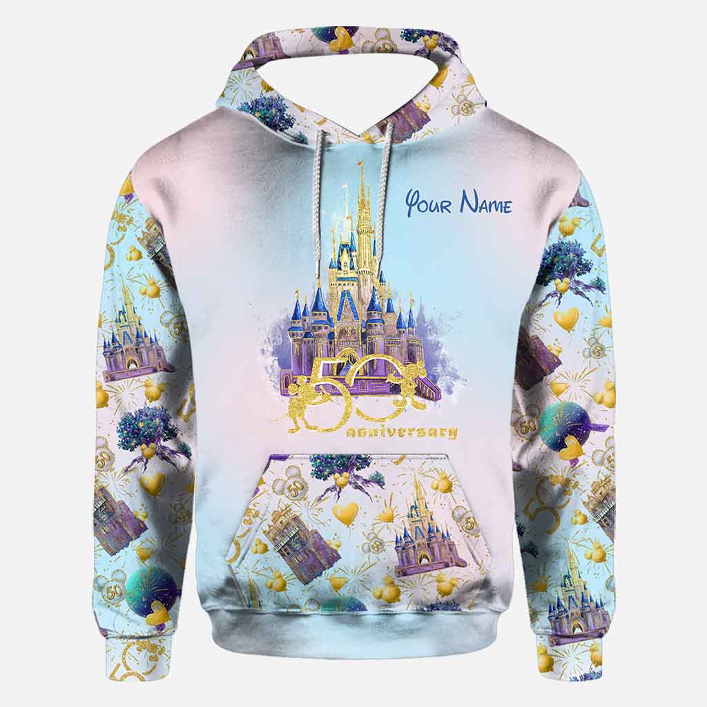 Personalized 50th Anniversary All Over Hoodie Custom Name Gift All Over Shirt GradoCreations
