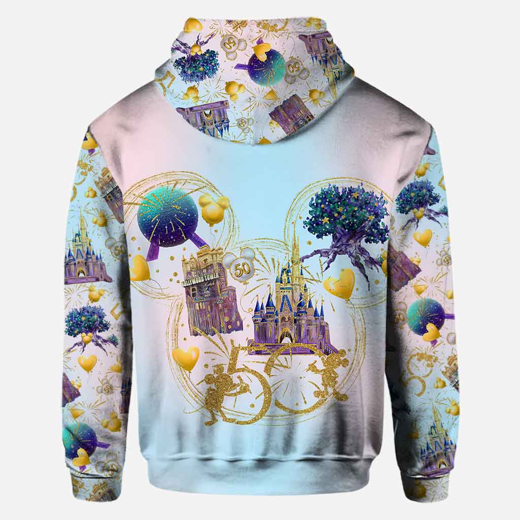 Personalized 50th Anniversary All Over Hoodie Custom Name Gift All Over Shirt GradoCreations
