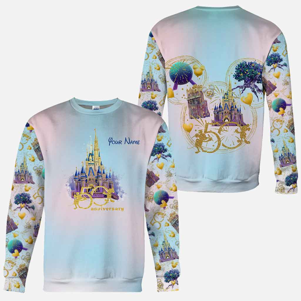 Personalized 50th Anniversary All Over Hoodie Custom Name Gift All Over Shirt GradoCreations