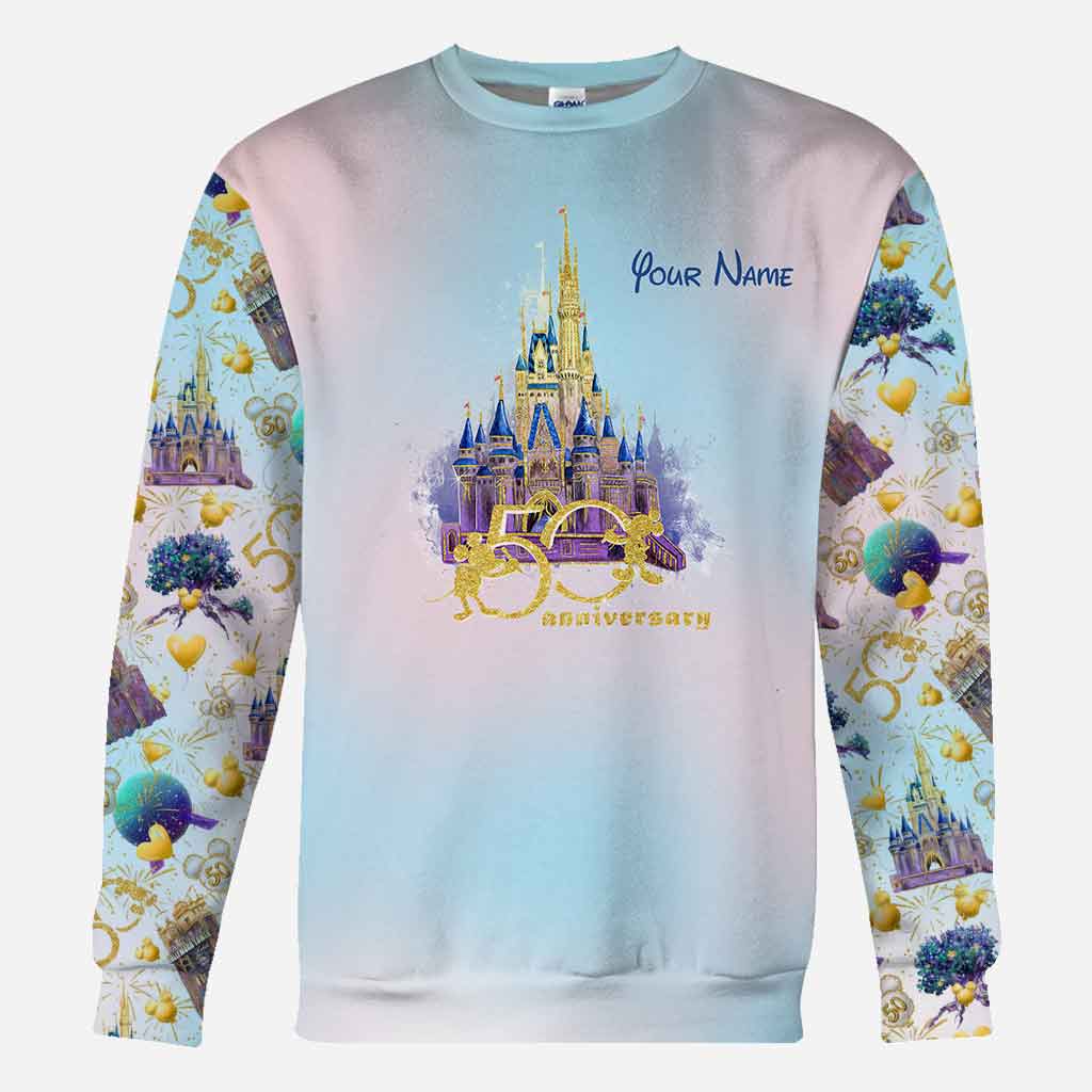 Personalized 50th Anniversary All Over Hoodie Custom Name Gift All Over Shirt GradoCreations