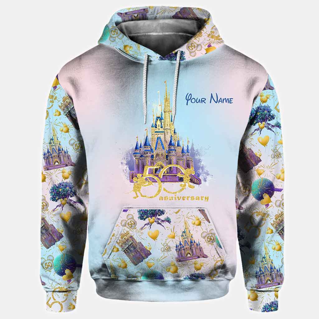 Personalized 50th Anniversary All Over Hoodie Custom Name Gift All Over Shirt GradoCreations