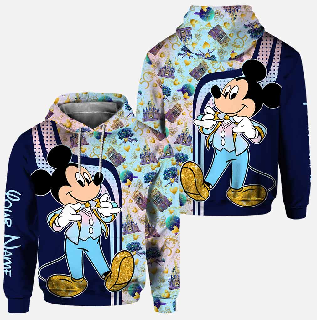 Personalized Mickey Mouse Hoodie and Leggings Set for Kids Hoodie & Leggings GradoCreations