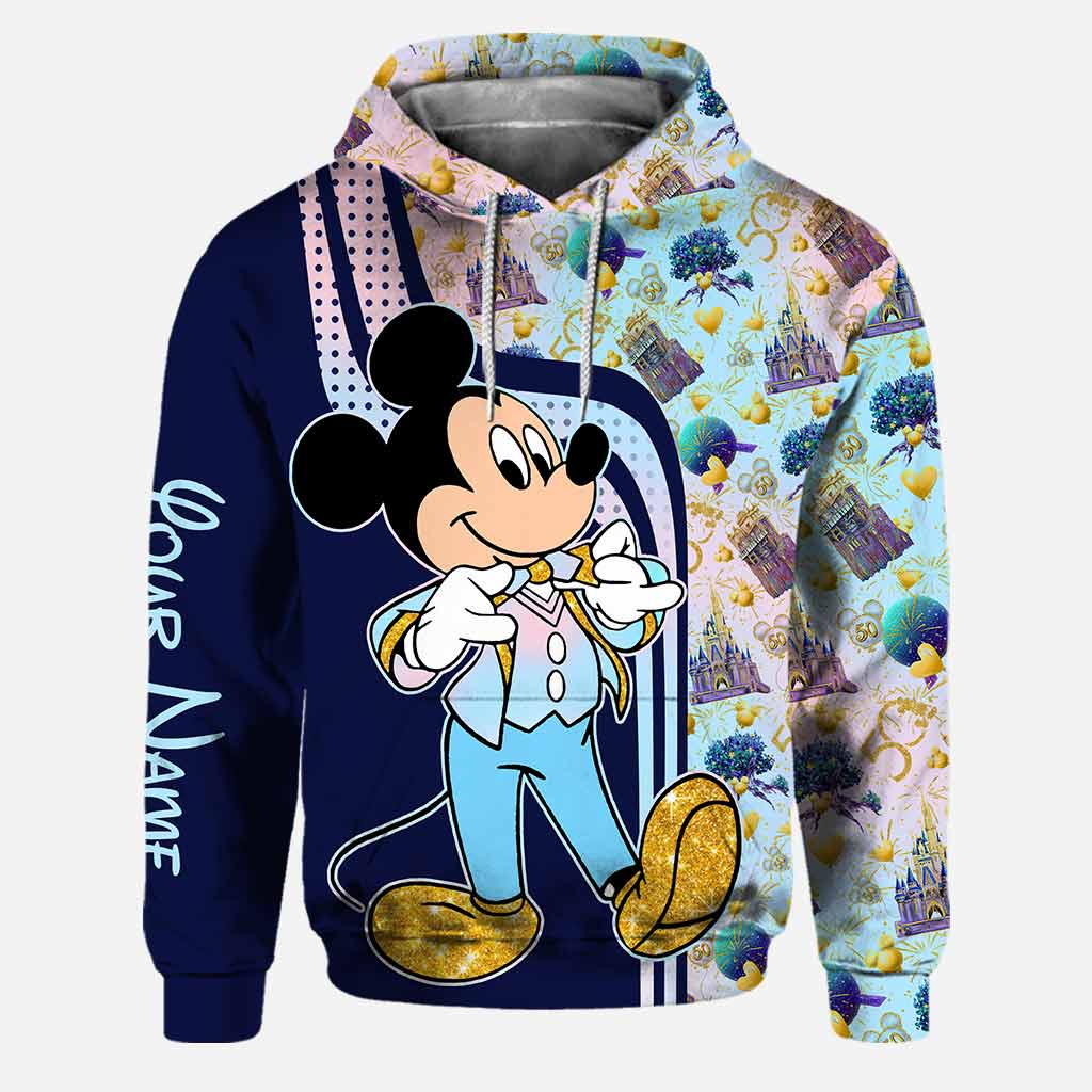 Personalized Mickey Mouse Hoodie and Leggings Set for Kids Hoodie & Leggings GradoCreations