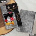 Personalized Mouse Passport Holder Travel Gift for Couple Passport Holder GradoCreations