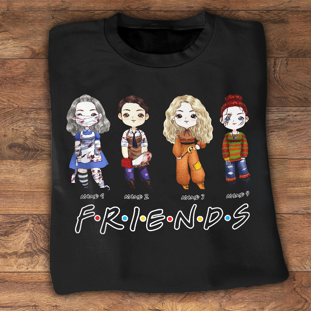 Personalized Bestie T-shirt & Hoodie Custom Names Gift T-shirt & Hoodie GradoCreations