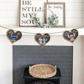 Personalized 3 Piece Garland for Couples - Custom Ohana Home Decor Garland GradoCreations
